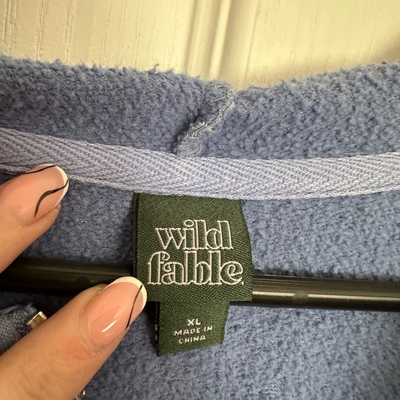 Faded Blue Zip up Jacket - Picture 3 of 3